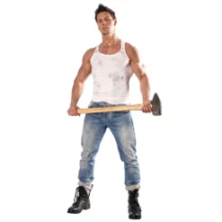 Sven Joyment Underwear Wit Herenhemd Van Svenjoyment Underwear -Fetisj Mode Accessoires Winkel or 2160900 02