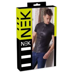 Zwart Mattlook Heren Shirt Van NEK -Fetisj Mode Accessoires Winkel or 2161109 05 1
