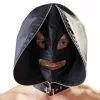 Imitatie Leder Dubbel Masker Van Fetish Collection