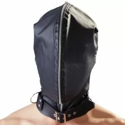 Imitatie Leder Dubbel Masker Van Fetish Collection -Fetisj Mode Accessoires Winkel or 2492628 02 1