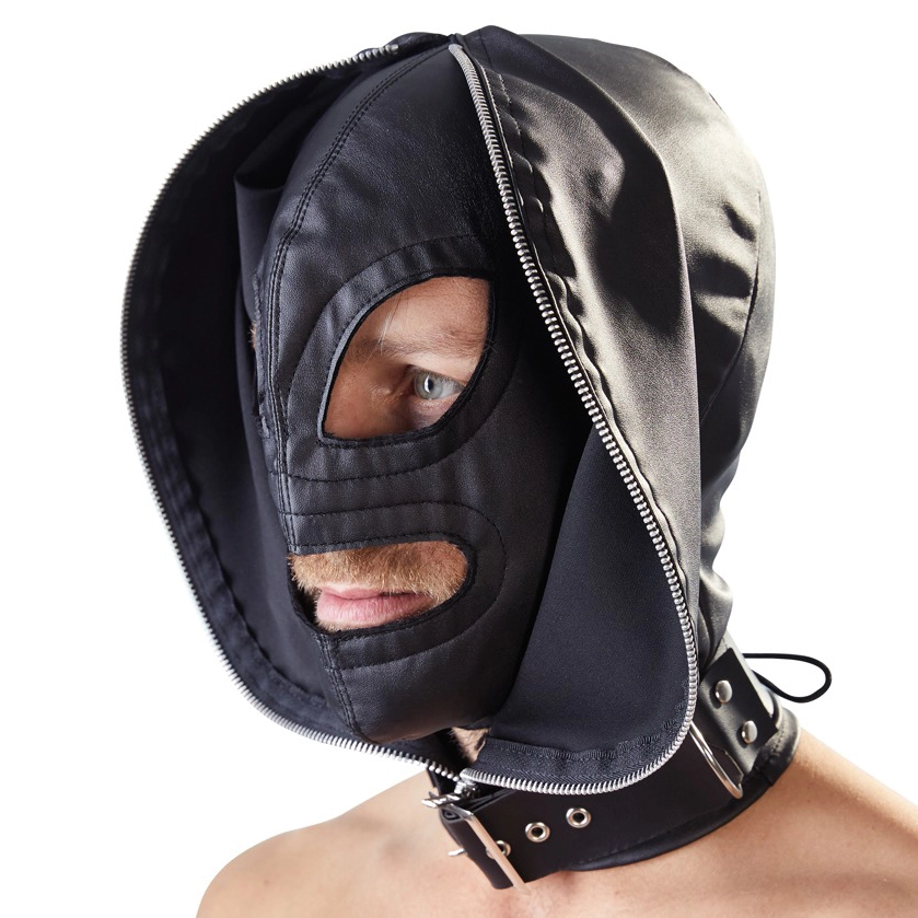 Imitatie Leder Dubbel Masker Van Fetish Collection 7 Imitatie Leder Dubbel Masker Van Fetish Collection - Afbeelding 7