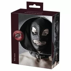 Imitatie Leder Dubbel Masker Van Fetish Collection -Fetisj Mode Accessoires Winkel or 2492628 08 1