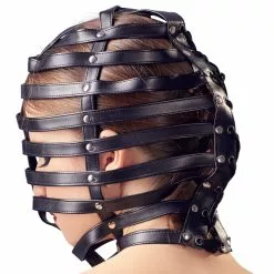 Hoofdmasker 'Cage' Van Bad Kitty -Fetisj Mode Accessoires Winkel or 24927331001 03