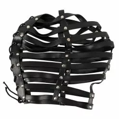 Hoofdmasker 'Cage' Van Bad Kitty -Fetisj Mode Accessoires Winkel or 24927331001 05
