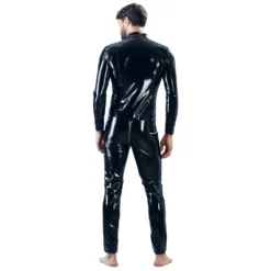 Men's Vinyl Catsuit By Black Level -Fetisj Mode Accessoires Winkel or 2890470 03