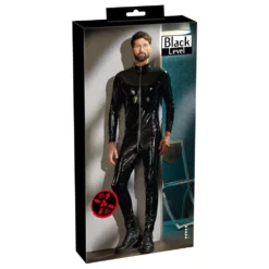 Men's Vinyl Catsuit By Black Level -Fetisj Mode Accessoires Winkel or 2890470 04