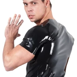 Late-X Fetish Wear Unisex Zwart Latex Shirt Van LATE-X -Fetisj Mode Accessoires Winkel or 2910020 latex shirt sizes s xxl 26946 1