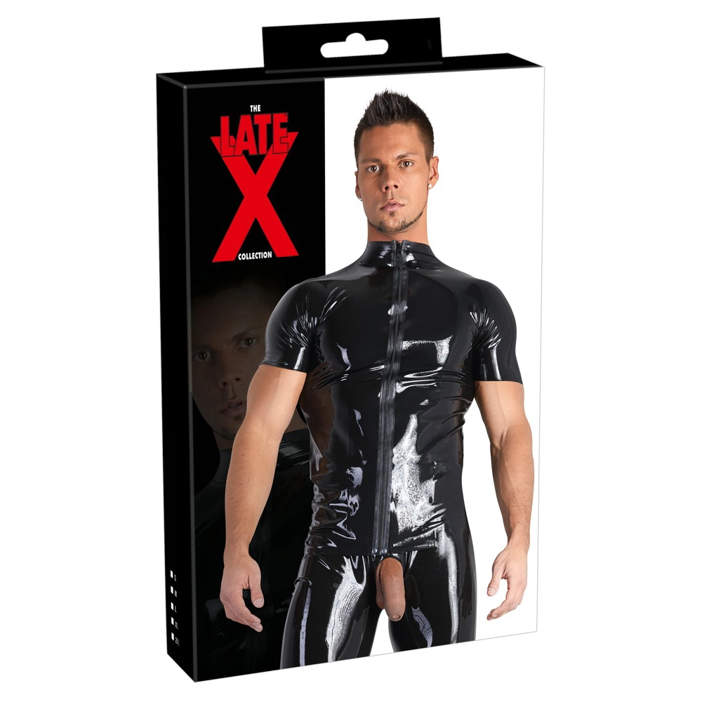 Late-X Fetish Wear Latex Shirt Met Rits Van Late-X 2 Late-X Fetish Wear Latex Shirt Met Rits Van Late-X - Afbeelding 2