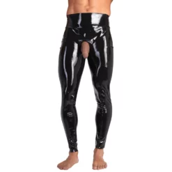 Late-X Fetish Wear Latex Heren Leggings Van Late X