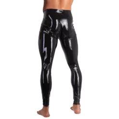 Late-X Fetish Wear Latex Heren Leggings Van Late X -Fetisj Mode Accessoires Winkel or 2910365 03 1