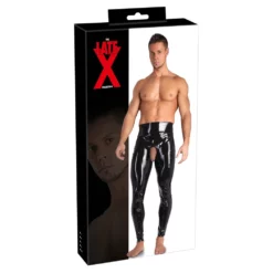 Late-X Fetish Wear Latex Heren Leggings Van Late X -Fetisj Mode Accessoires Winkel or 2910365 04