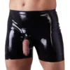 Late-X Fetish Wear Latex Shorts Van LATE-X