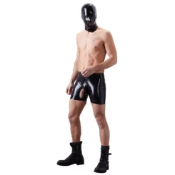 Late-X Fetish Wear Latex Shorts Van LATE-X -Fetisj Mode Accessoires Winkel or 2910390 03