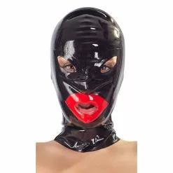 Late-X Fetish Wear Latex Lips Masker Van Late-X -Fetisj Mode Accessoires Winkel or 29202981001 01 2