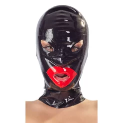 Late-X Fetish Wear Latex Lips Masker Van Late-X -Fetisj Mode Accessoires Winkel or 29202981001 01