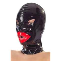 Late-X Fetish Wear Latex Lips Masker Van Late-X -Fetisj Mode Accessoires Winkel or 29202981001 02