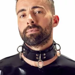 Late-X Fetish Wear Latex Halsband Van LATE-X -Fetisj Mode Accessoires Winkel or 2930021 04 2