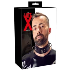 Late-X Fetish Wear Latex Halsband Van LATE-X -Fetisj Mode Accessoires Winkel or 2930021 07
