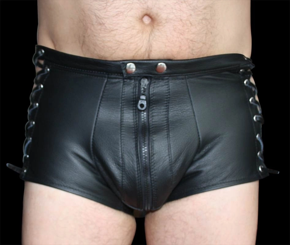 Saxos BDSM Toys Leder Heren Hotpants Van Saxos 1 Saxos BDSM Toys Leder Heren Hotpants Van Saxos