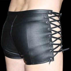 Saxos BDSM Toys Leder Heren Hotpants Van Saxos 4 Saxos BDSM Toys Leder Heren Hotpants Van Saxos -Fetisj Mode Accessoires Winkel os lhpm leather hotpants male 7385