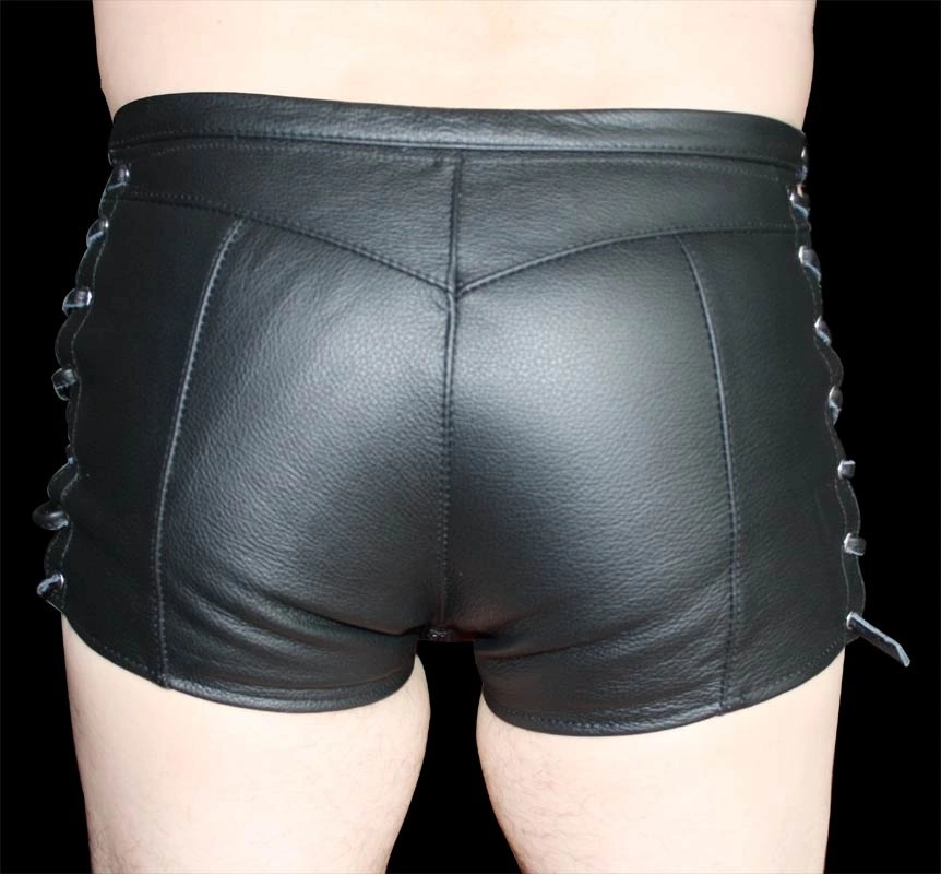 Saxos BDSM Toys Leder Heren Hotpants Van Saxos 3 Saxos BDSM Toys Leder Heren Hotpants Van Saxos - Afbeelding 3