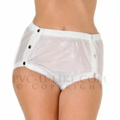 PVC ABDL Broekje Van PVC-U-LIKE -Fetisj Mode Accessoires Winkel pa56wht1 2