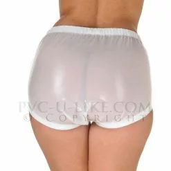 PVC ABDL Broekje Van PVC-U-LIKE -Fetisj Mode Accessoires Winkel pa56wht1 3 1