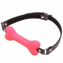 MAE-Toys Silicone Bone Gag Roze