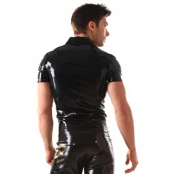 Honour Fetish Wear Latex Poloshirt Van Honour -Fetisj Mode Accessoires Winkel polo2 1