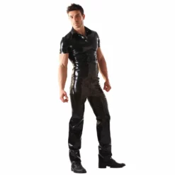 Honour Fetish Wear Latex Poloshirt Van Honour -Fetisj Mode Accessoires Winkel polo3