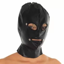 Lederen Masker Van Rimba #7577 -Fetisj Mode Accessoires Winkel ri 7577 leather full face head mask 23556 1