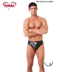 Latex Herenslip Met Buttplug Van Rimba 8 Latex Herenslip Met Buttplug Van Rimba -Fetisj Mode Accessoires Winkel ri 9026 briefs with buttplug 10 x 3.5 cm 18401