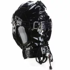 MAE-Toys PVC Total Sensory Deprivation Hood -Fetisj Mode Accessoires Winkel sensory deprivation mask lace pvc 1