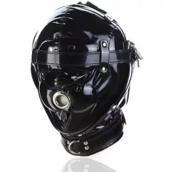 MAE-Toys PVC Total Sensory Deprivation Hood -Fetisj Mode Accessoires Winkel sensory deprivation mask lack 1
