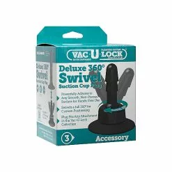 Kink Vac-U-Lock By Doc Johnson Bij Mince.NL Deluxe 360 Swivel - Vac-u-lock Butt Plug Met Zuignap -Fetisj Mode Accessoires Winkel showpicture 1