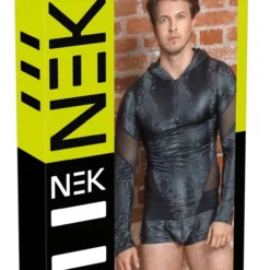 Snake Skin Pattern Shirt By NEK -Fetisj Mode Accessoires Winkel snake shirt nek 21615671701