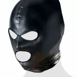 Zwart Wetlook Masker Van Bad Kitty -Fetisj Mode Accessoires Winkel spandex mask 24919311001